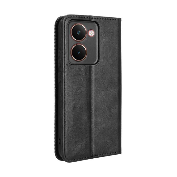 For Realme P3 Ultra 5G Magnetic Buckle Retro Texture Leather Phone Case
