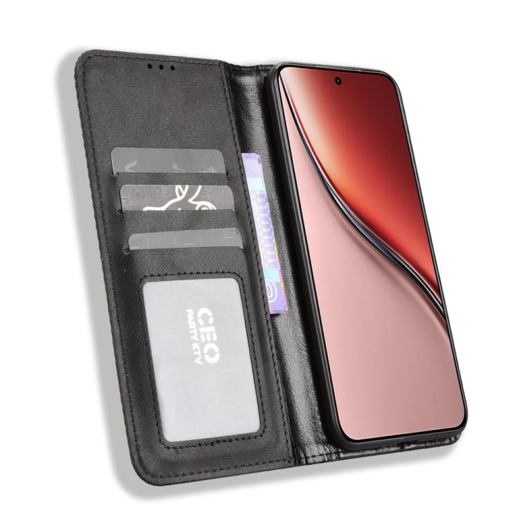 For Realme P3 Ultra 5G Magnetic Buckle Retro Texture Leather Phone Case