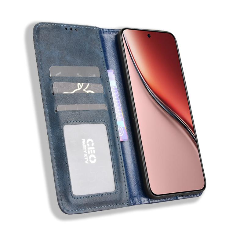 For Realme P3 Ultra 5G Magnetic Buckle Retro Texture Leather Phone Case