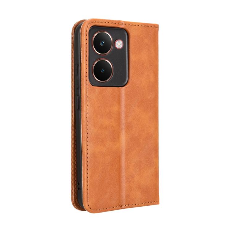 For Realme P3 Ultra 5G Magnetic Buckle Retro Texture Leather Phone Case