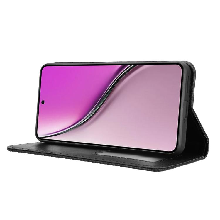For Realme P3 5G / Neo7x 5G Magnetic Buckle Retro Texture Leather Phone Case