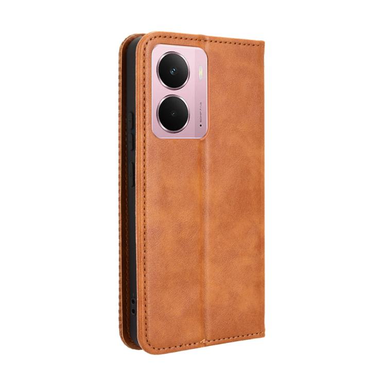 For Realme P3 5G / Neo7x 5G Magnetic Buckle Retro Texture Leather Phone Case