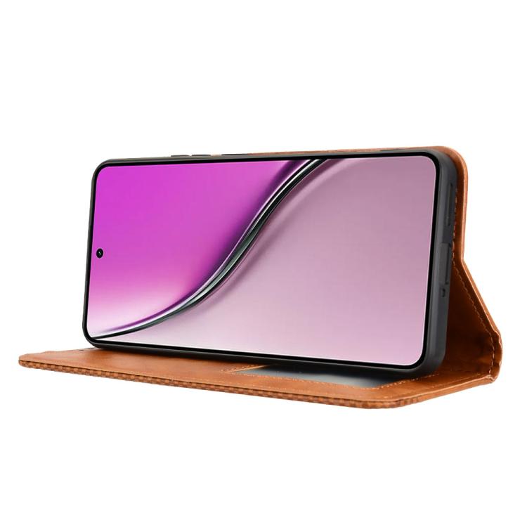 For Realme P3 5G / Neo7x 5G Magnetic Buckle Retro Texture Leather Phone Case