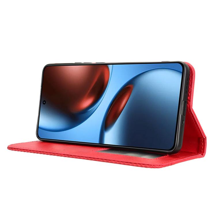 For Realme GT 7 5G Magnetic Buckle Retro Texture Leather Phone Case