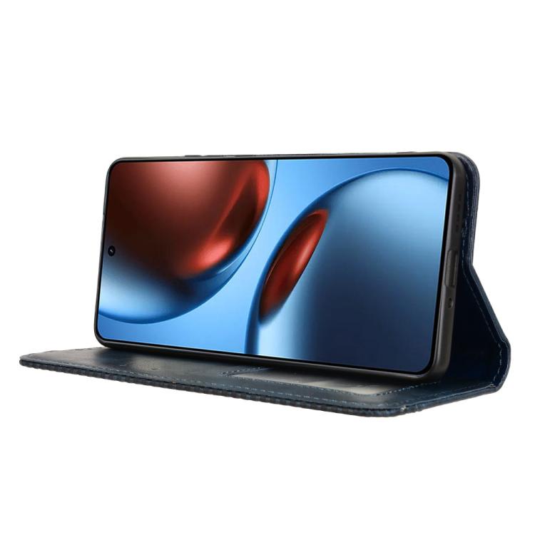 For Realme GT 7 5G Magnetic Buckle Retro Texture Leather Phone Case