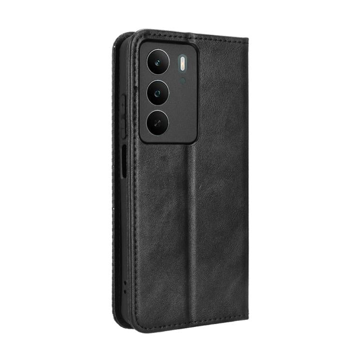 For Realme C71 4G Magnetic Buckle Retro Texture Leather Phone Case