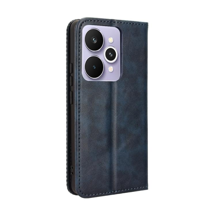 For Realme 15 5G / 15 Pro 5G Magnetic Buckle Retro Texture Leather Phone Case