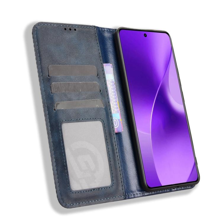 For Realme 15 5G / 15 Pro 5G Magnetic Buckle Retro Texture Leather Phone Case
