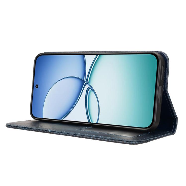 For Realme 15T 5G Magnetic Buckle Retro Texture Leather Phone Case