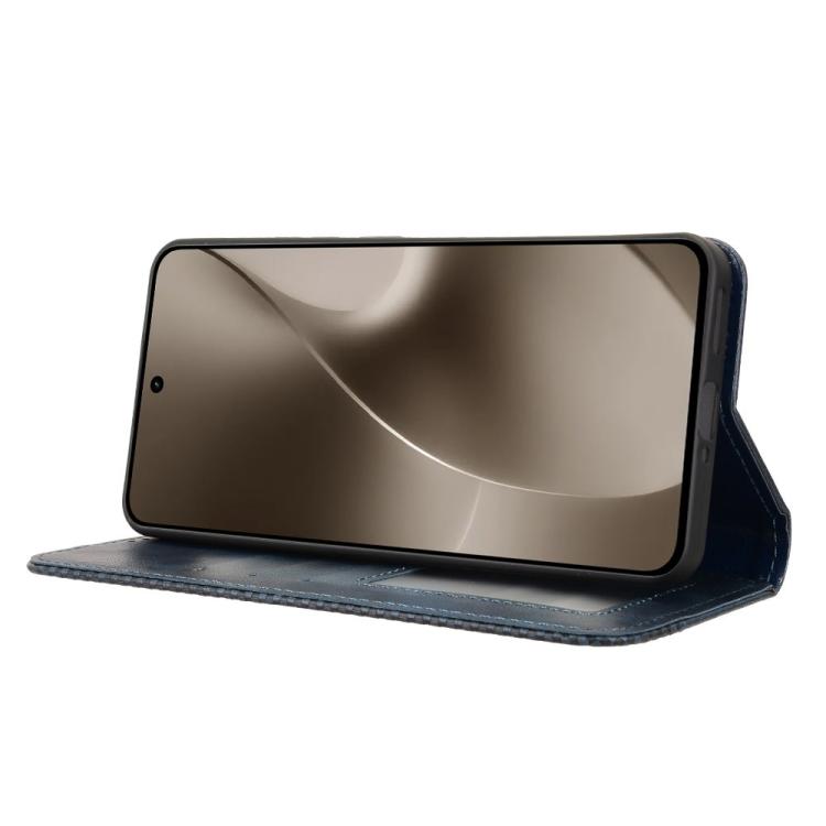 For Realme 15 SEA Magnetic Buckle Retro Texture Leather Phone Case