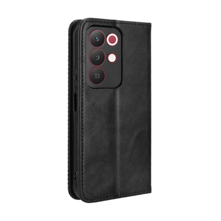 For Realme C85 Pro 4G Magnetic Buckle Retro Texture Leather Phone Case