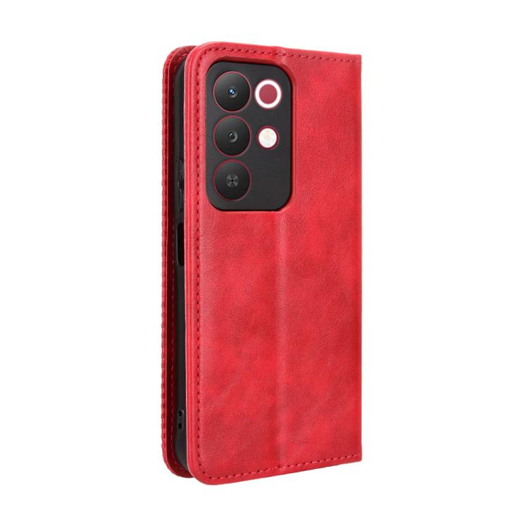 For Realme C85 Pro 4G Magnetic Buckle Retro Texture Leather Phone Case
