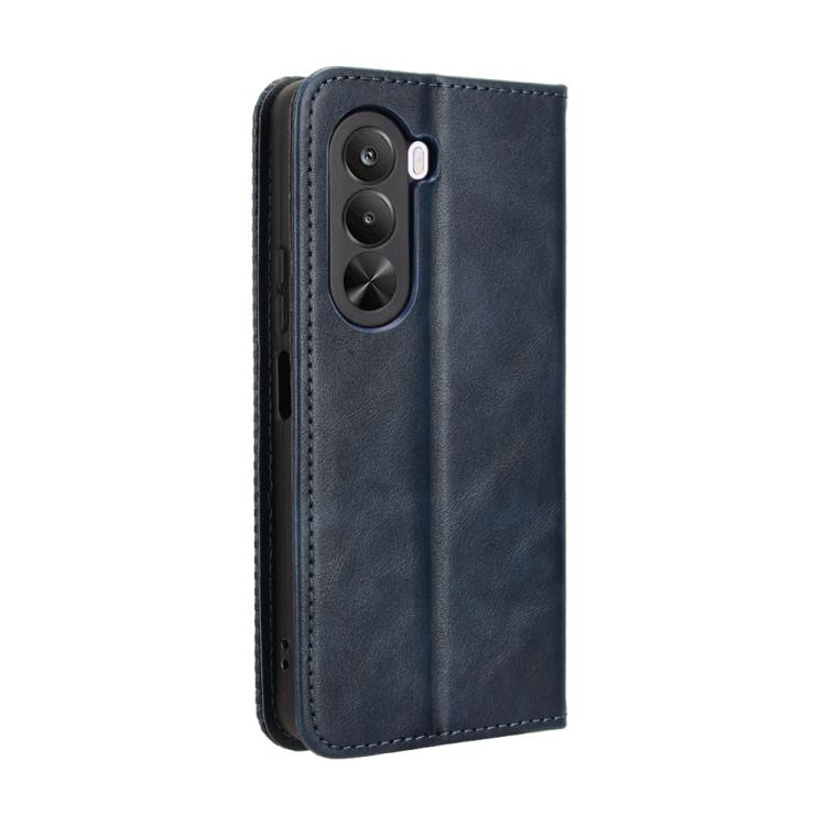 For Realme P4x 5G Magnetic Buckle Retro Texture Leather Phone Case