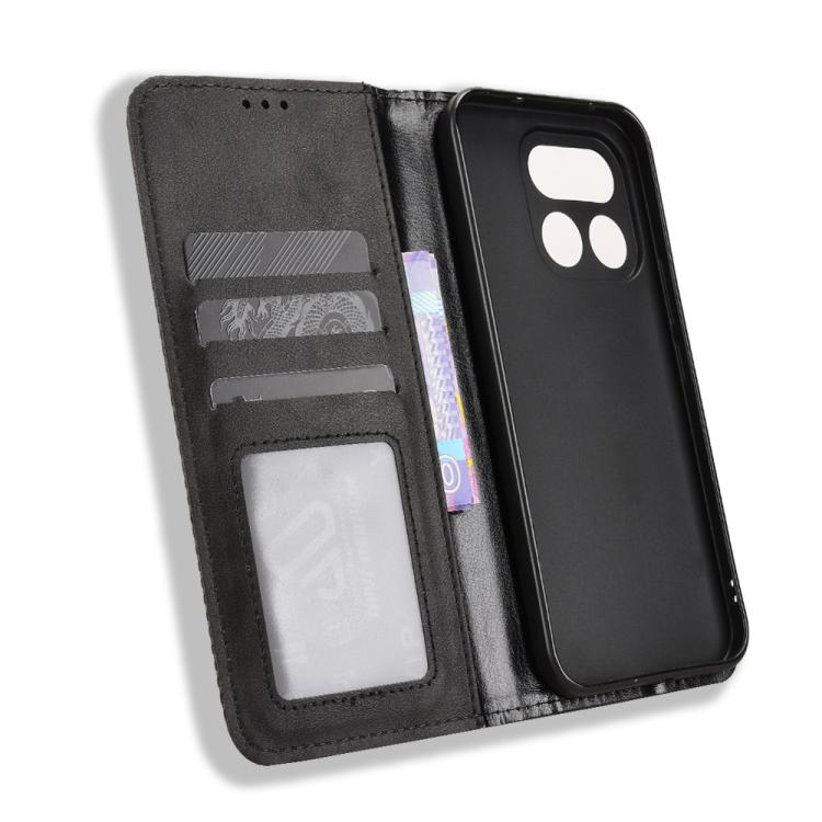 For Realme 16 Pro 5G Magnetic Buckle Retro Texture Leather Phone Case