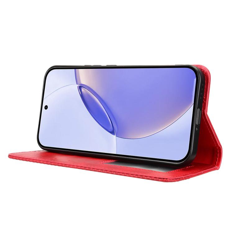For Realme 16 Pro+ 5G Magnetic Buckle Retro Texture Leather Phone Case