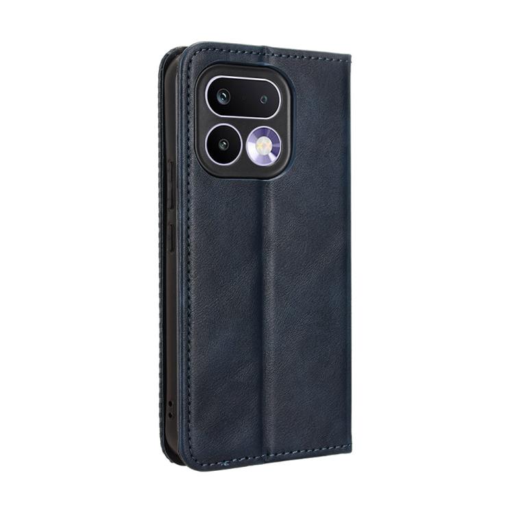For Realme 16 Pro+ 5G Magnetic Buckle Retro Texture Leather Phone Case