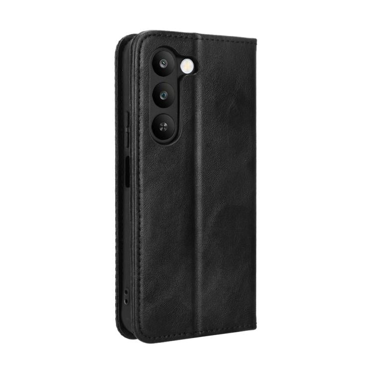 For Realme C83 5G / P4 Lite 5G Magnetic Buckle Retro Texture Leather Phone Case