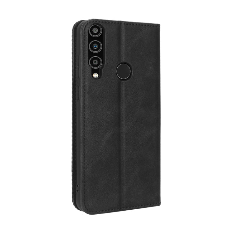 For Orbic Magic 5G R678EL Magnetic Buckle Retro Texture Leather Phone Case