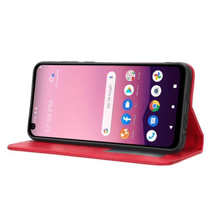 For Orbic Magic 5G R678EL Magnetic Buckle Retro Texture Leather Phone Case