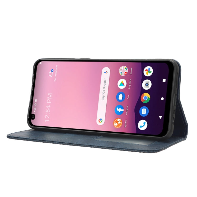 For Orbic Magic 5G R678EL Magnetic Buckle Retro Texture Leather Phone Case