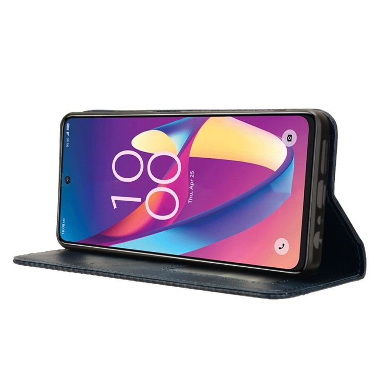 For TCL 50 XL 5G Magnetic Buckle Retro Texture Leather Phone Case