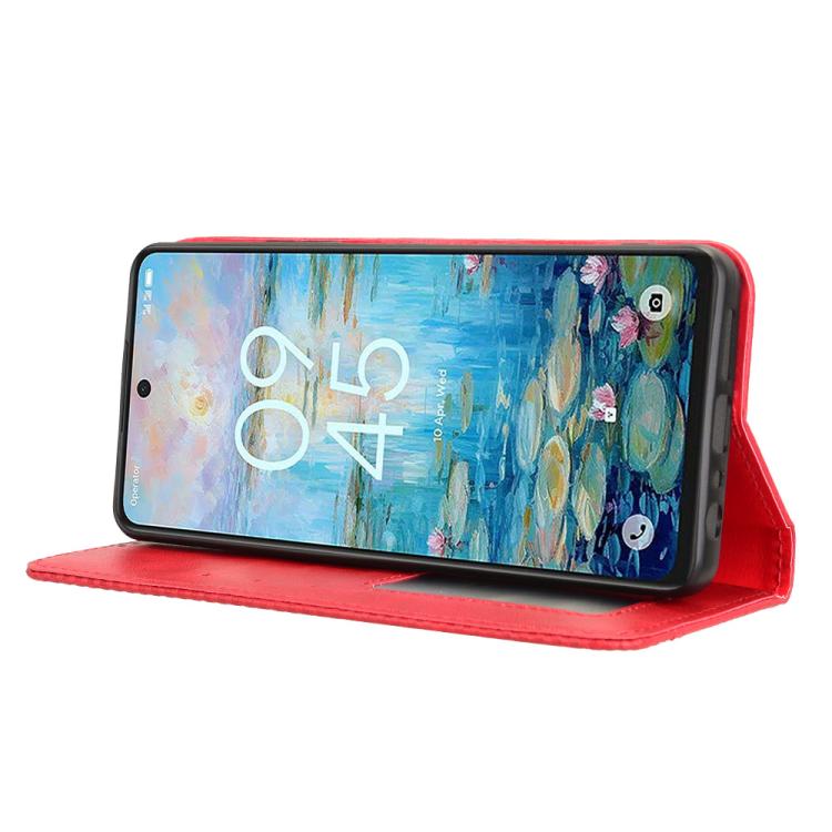 For TCL 50 NxtPaper 5G / 50 Pro NxtPaper 5G Magnetic Buckle Retro Texture Leather Phone Case