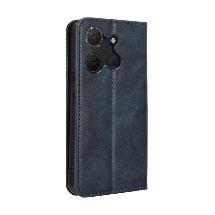 For TCL 503 Magnetic Buckle Retro Texture Leather Phone Case