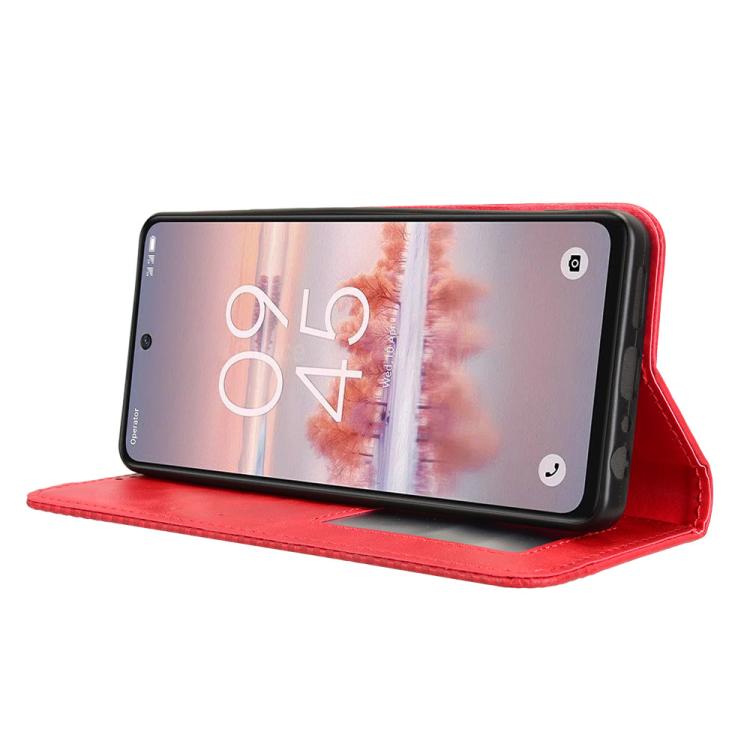For TCL 60 NxtPaper Magnetic Buckle Retro Texture Leather Phone Case