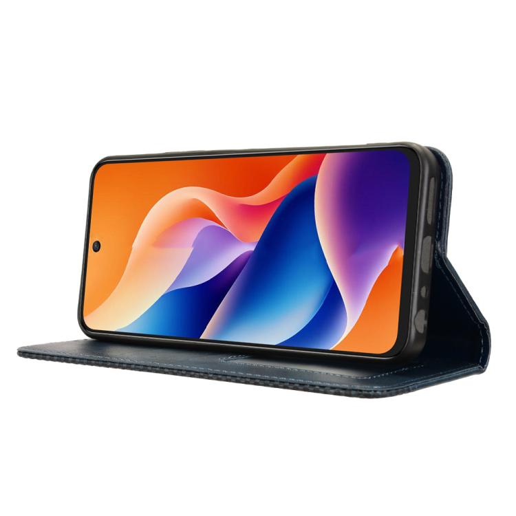 For TCL 605 / 60 SE Magnetic Buckle Retro Texture Leather Phone Case