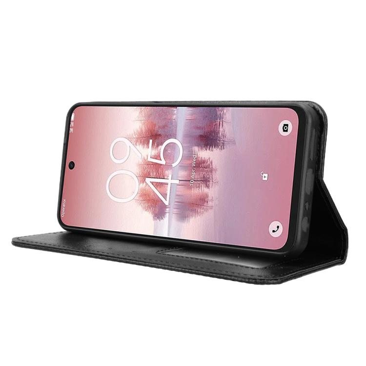 For TCL 60 SE NxtPaper 5G Magnetic Buckle Retro Texture Leather Phone Case