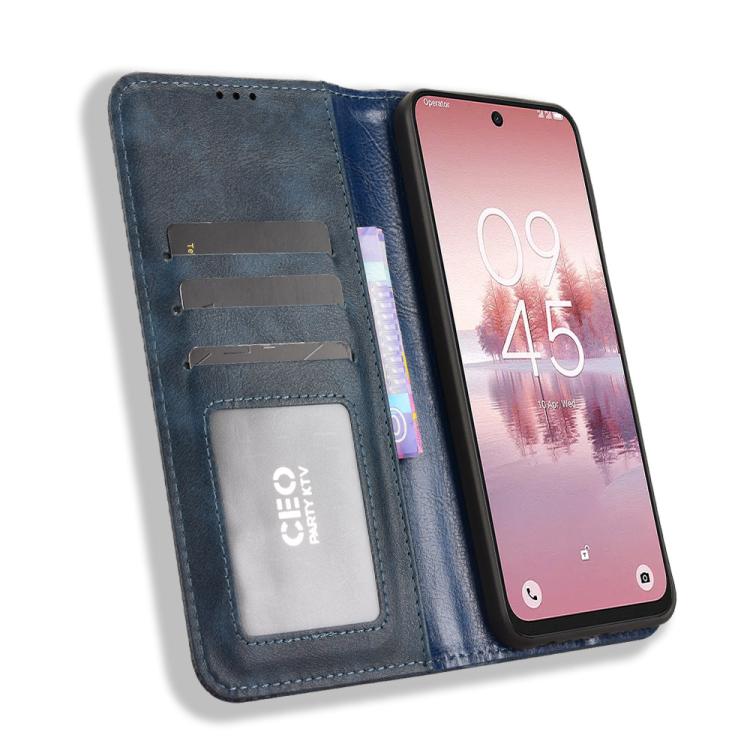 For TCL 60 SE NxtPaper 5G Magnetic Buckle Retro Texture Leather Phone Case