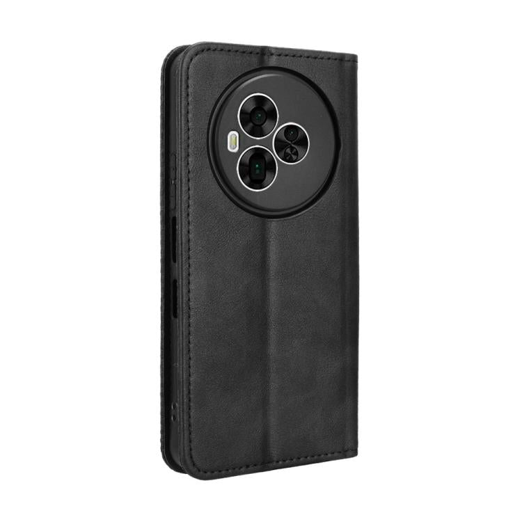 For TCL NxtPaper 60 Ultra 5G Magnetic Buckle Retro Texture Leather Phone Case