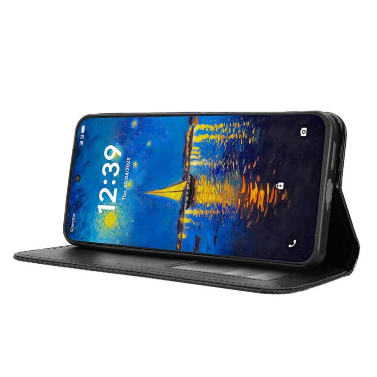 For TCL NxtPaper 60 Ultra 5G Magnetic Buckle Retro Texture Leather Phone Case