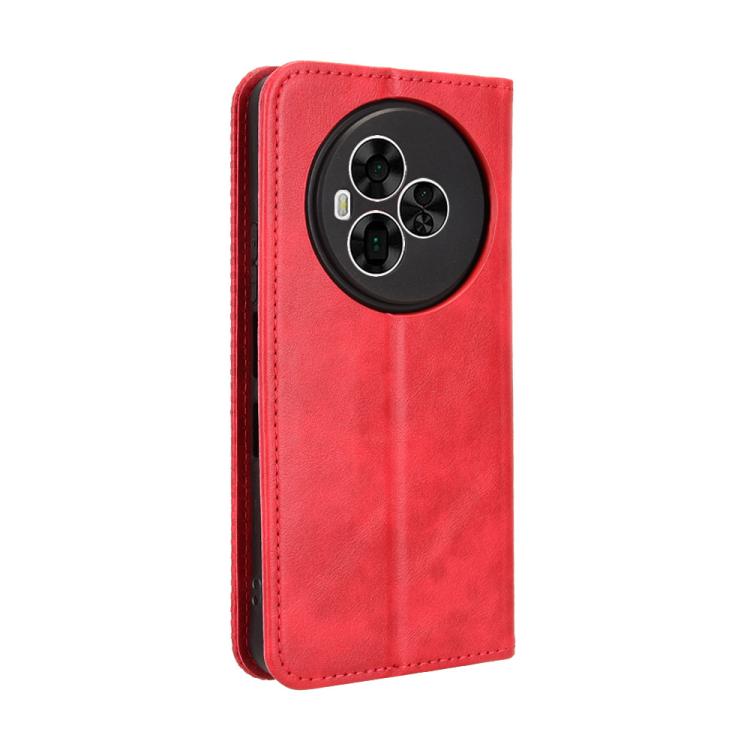 For TCL NxtPaper 60 Ultra 5G Magnetic Buckle Retro Texture Leather Phone Case