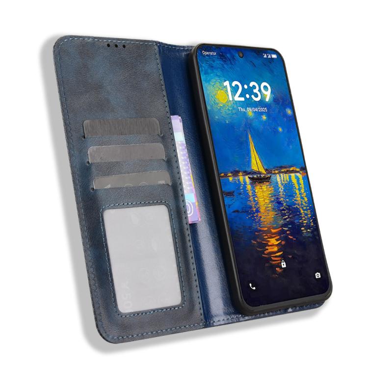 For TCL NxtPaper 60 Ultra 5G Magnetic Buckle Retro Texture Leather Phone Case