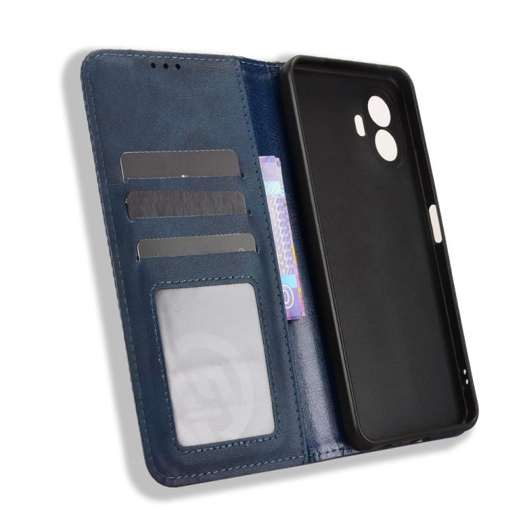 For TCL K70 SE T453D Magnetic Buckle Retro Texture Leather Phone Case