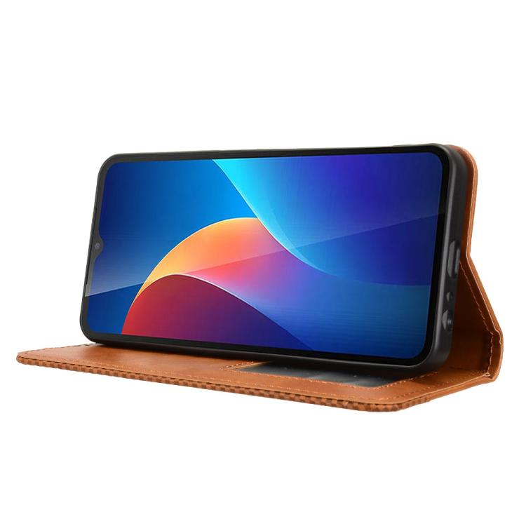 For TCL K70 SE T453D Magnetic Buckle Retro Texture Leather Phone Case