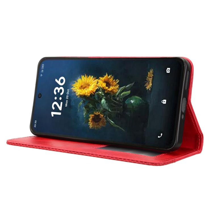For TCL NxtPaper 70 Pro 5G Magnetic Buckle Retro Texture Leather Phone Case