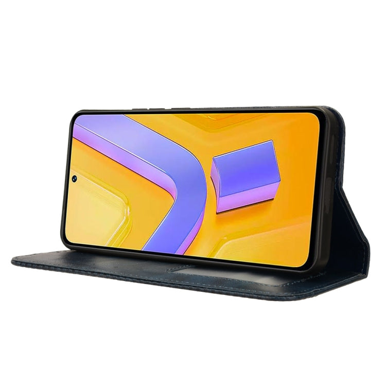 For vivo Y200e 5G / Y100 5G IND Magnetic Buckle Retro Texture Leather Phone Case
