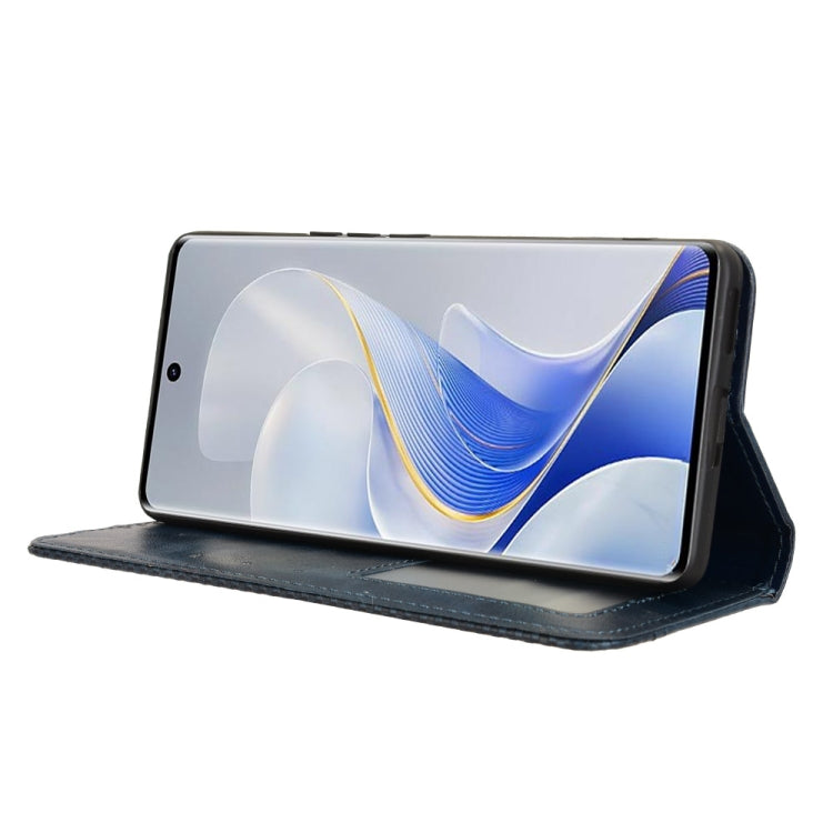 For vivo S19 Pro 5G / V40 5G Magnetic Buckle Retro Texture Leather Phone Case
