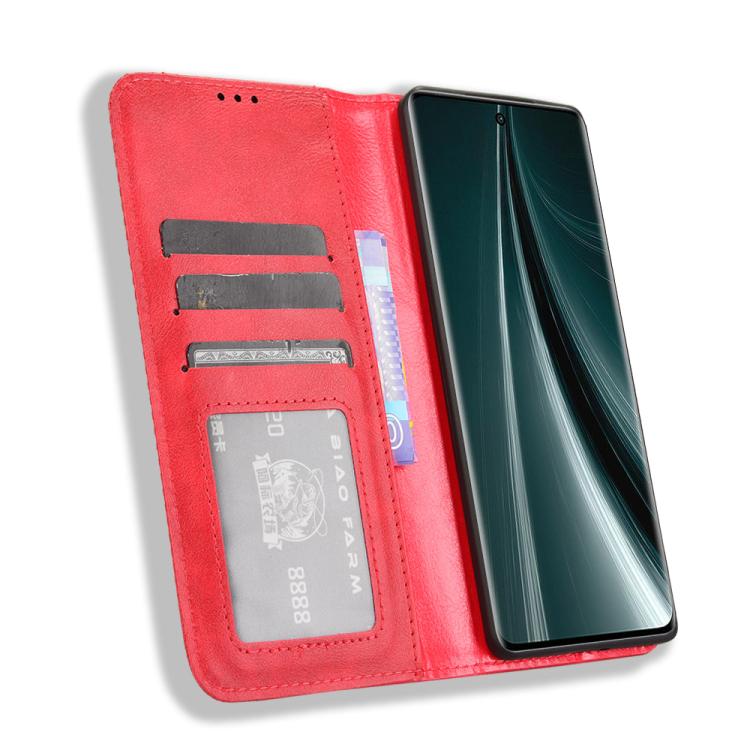 For vivo T3 Pro 5G / iQOO Z9S Pro 5G Magnetic Buckle Retro Texture Leather Phone Case