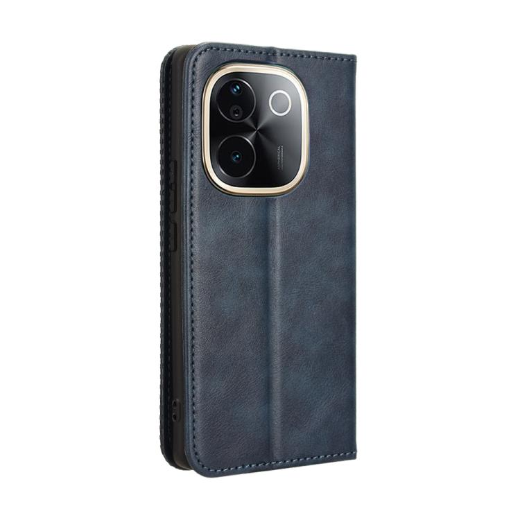 For vivo T3 Pro 5G / iQOO Z9S Pro 5G Magnetic Buckle Retro Texture Leather Phone Case