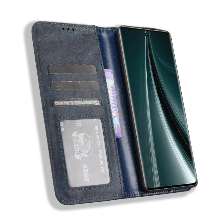 For vivo T3 Pro 5G / iQOO Z9S Pro 5G Magnetic Buckle Retro Texture Leather Phone Case