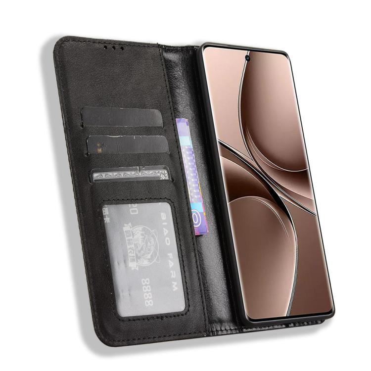 For vivo V40e 5G / iQOO Z9S 5G Magnetic Buckle Retro Texture Leather Phone Case