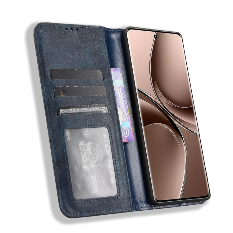 For vivo V40e 5G / iQOO Z9S 5G Magnetic Buckle Retro Texture Leather Phone Case
