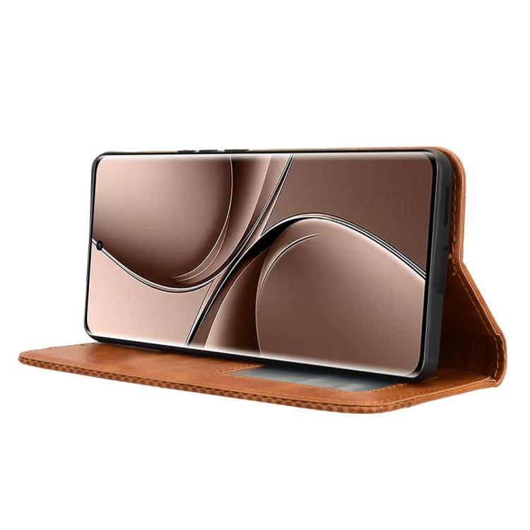 For vivo V40e 5G / iQOO Z9S 5G Magnetic Buckle Retro Texture Leather Phone Case