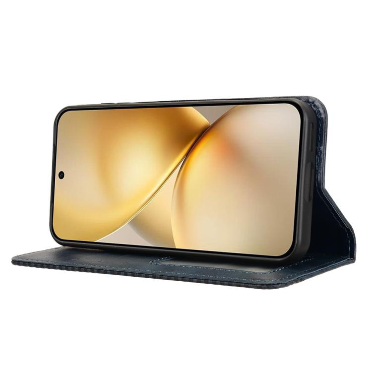 For vivo X200 5G Magnetic Buckle Retro Texture Leather Phone Case