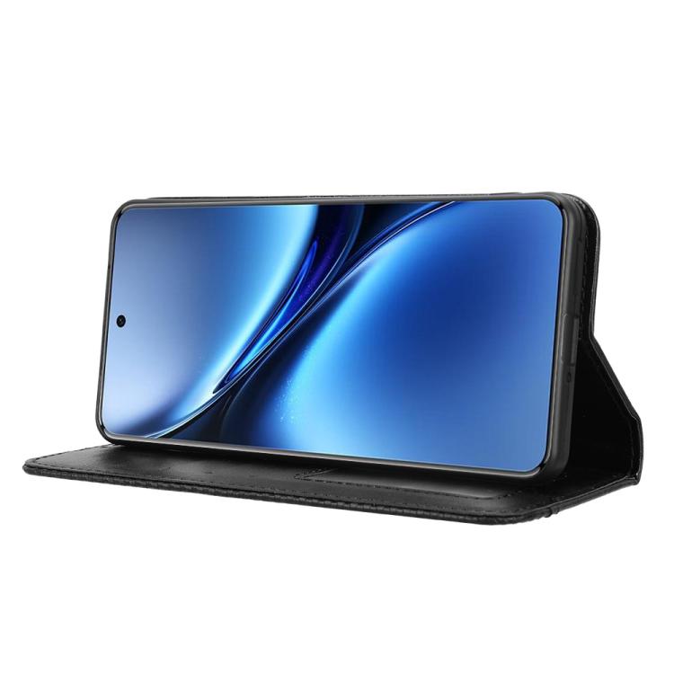 For vivo X200 Pro 5G Magnetic Buckle Retro Texture Leather Phone Case