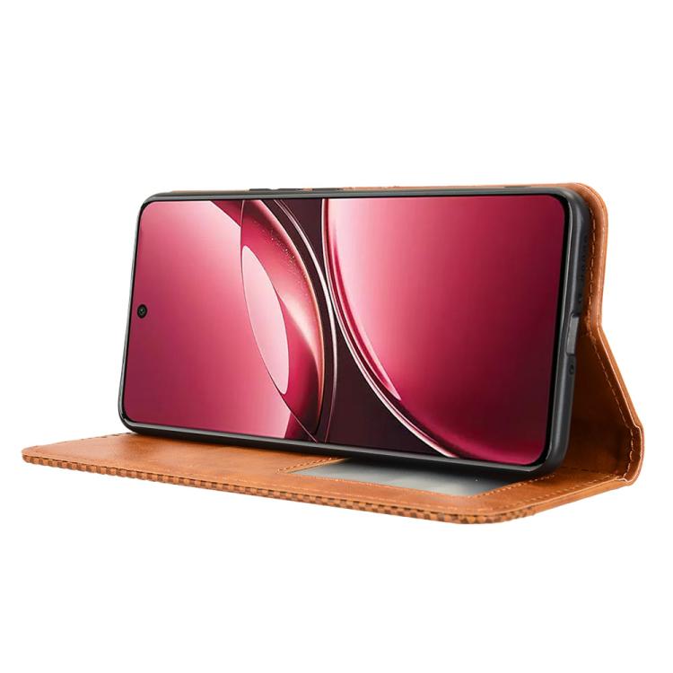 For vivo V50 5G Magnetic Buckle Retro Texture Leather Phone Case