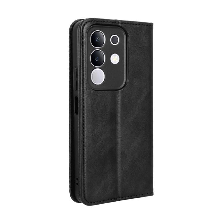 For vivo Y29 4G / T4x 5G Magnetic Buckle Retro Texture Leather Phone Case